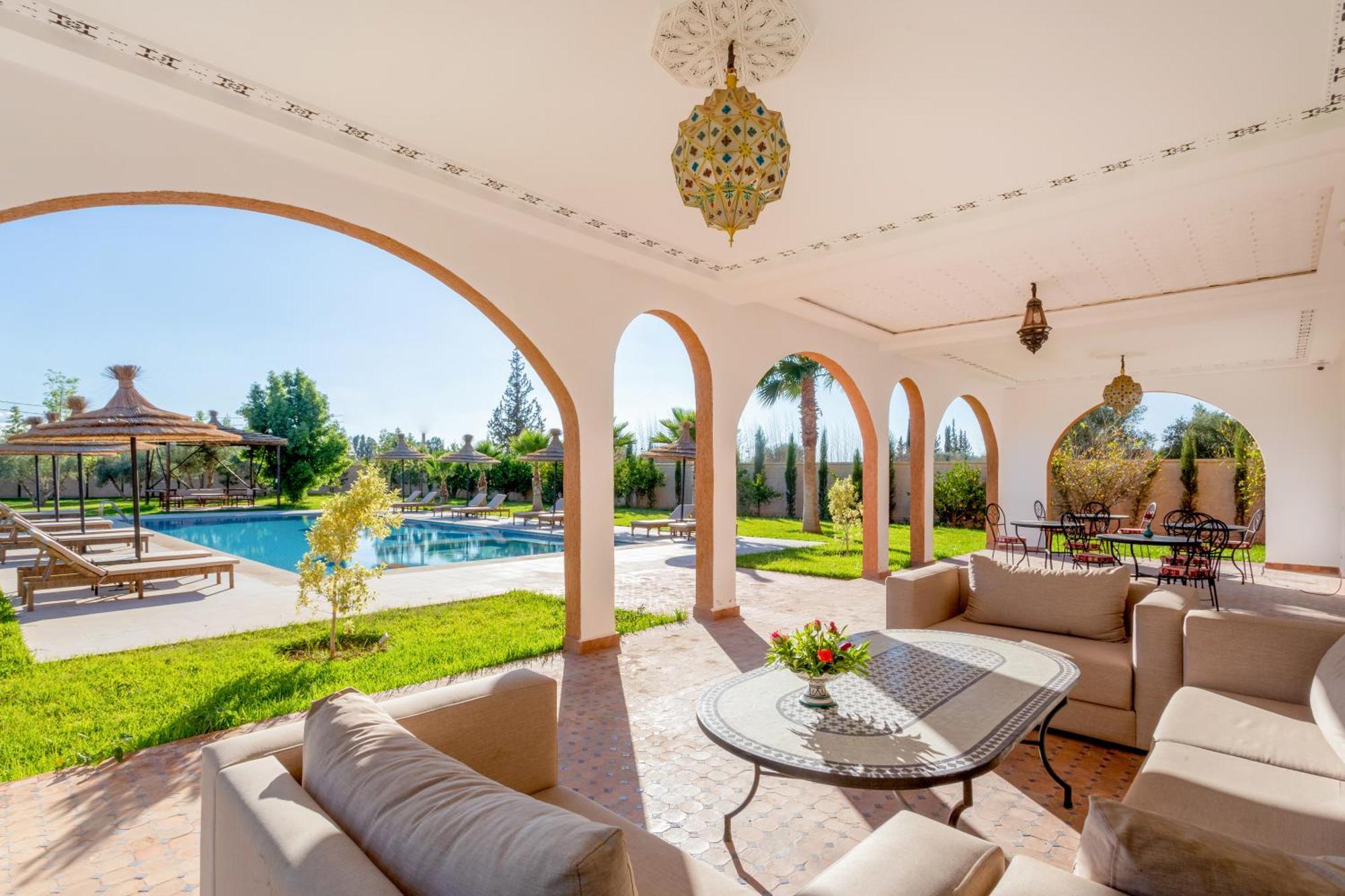 Villa Leila Farmhouse Marrakesh Bagian luar foto