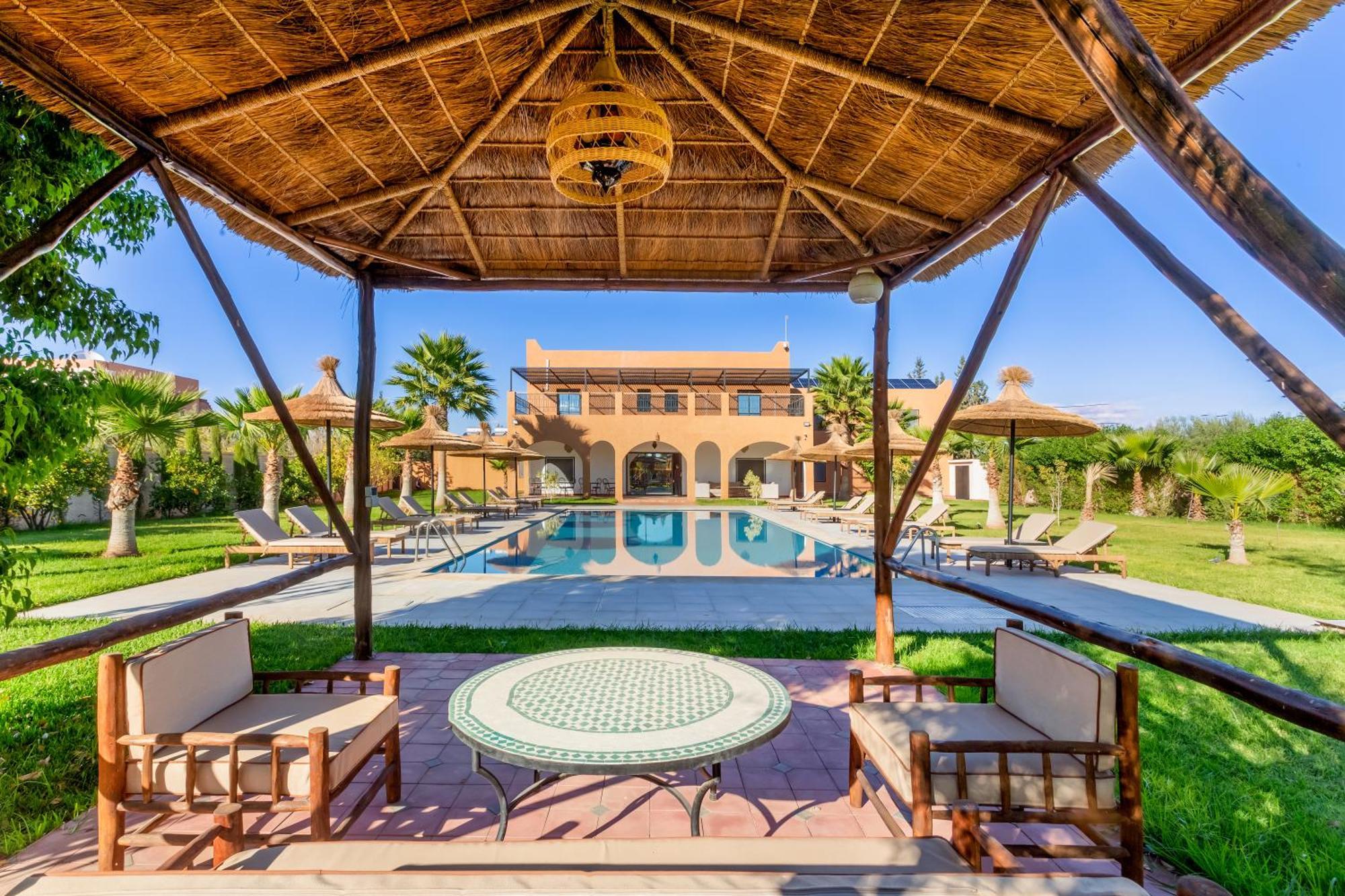 Villa Leila Farmhouse Marrakesh Bagian luar foto